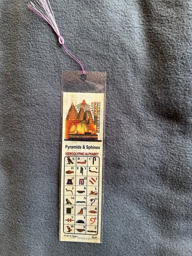 Lesezeichen aus ägypten - lesezeichen,