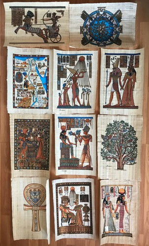 Papyrus from egypt almost 30 - papyrus, (almost