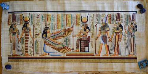 Totengericht papyrus ägypten - totengericht,