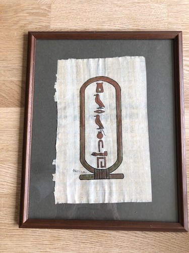 Original papyrus bild mit - original,