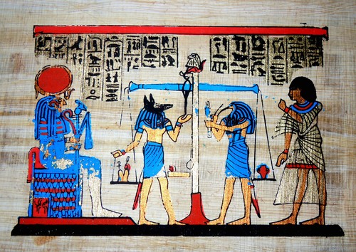 ägypten kleines papyrus bild - Ägypten,