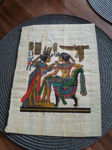 Echtes ägyptisches papyrus - echtes,