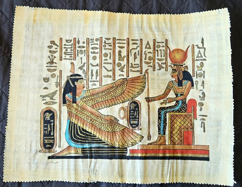 Echter papyrus mit - mit, einer