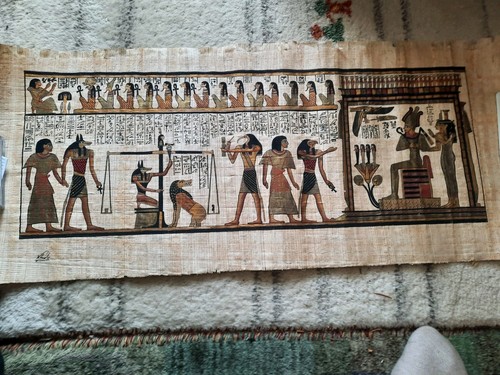 ägyptische papyrus rollen - papyrus,