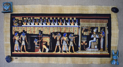 Totengericht papyrus ägypten - papyrus,