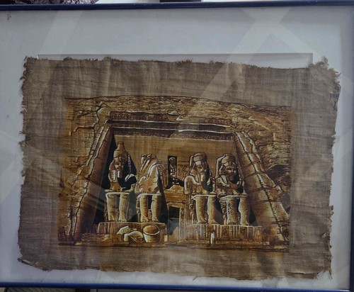 ägyptischer papyrus gerahmt - Ägyptischer,