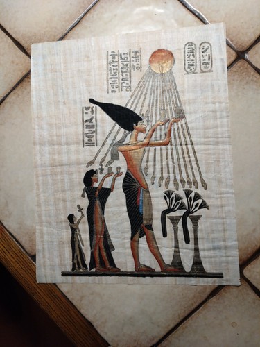 Original ägyptischer papyrus - original,
