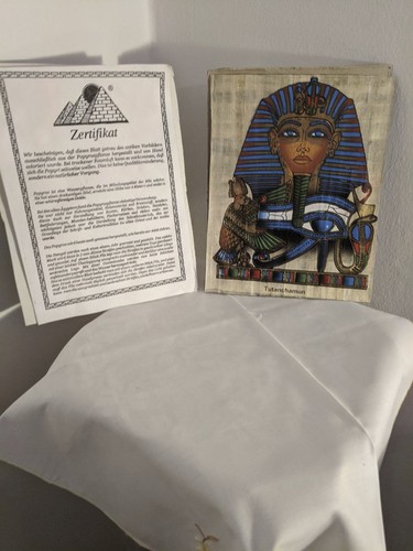 Papyrus bild aus ägypten - aus,