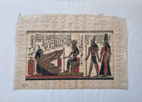 Original ägyptisches papyrus - original,