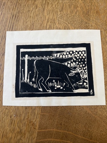 Kunstwerk schwarzer stier - kunstwerk,