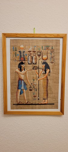 Papyrusbild ägyptisches - papyrusbild,,