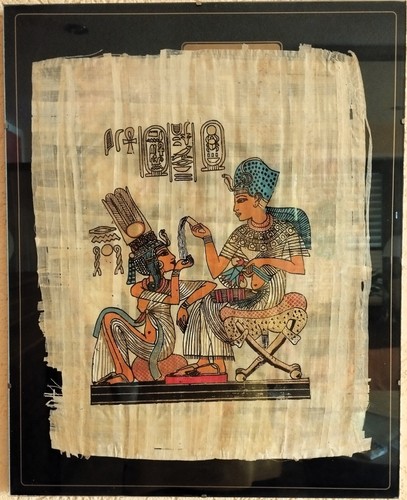 Papyrus pharao tut und - pharao,