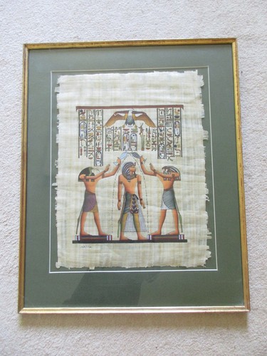Papyrus bild aus ägypten - papyrus,