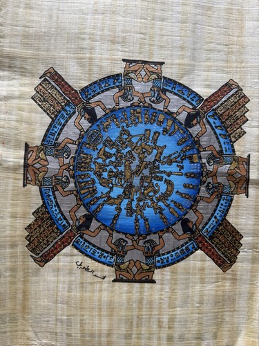 ägyptischer papyrus mit - Ägyptischer,