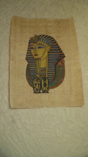 ägyptischer papyrus farbdruck - ägyptischer,