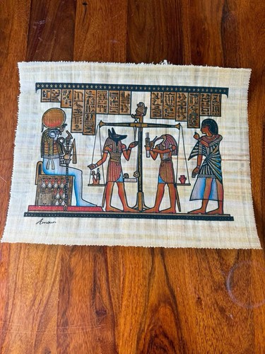 Anubis papyrus gemälde - gemälde, –