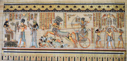 Ramses tempel papyrus - ii,